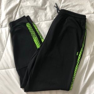 Boys Polo Ralph Lauren Black and Neon Joggers